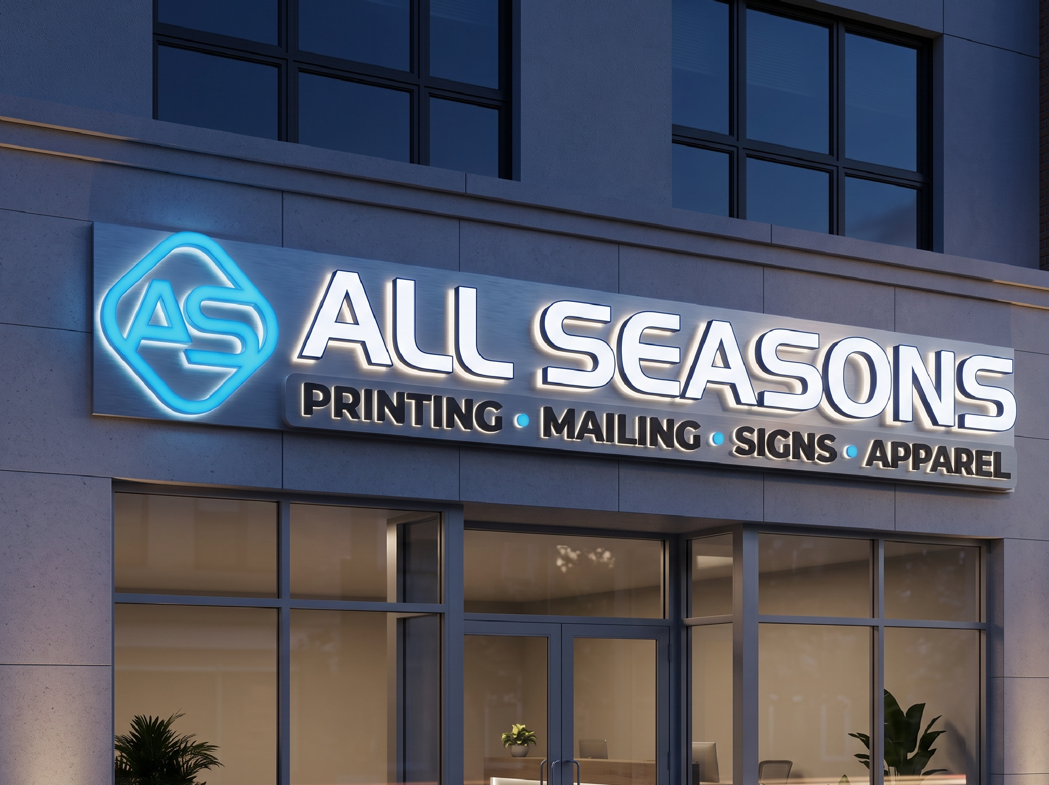 Custom channel letter sign